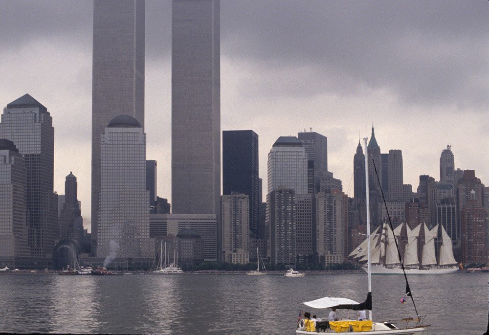 The World Trade Center before September 11 — Photograph by Bogdan Grodzki
