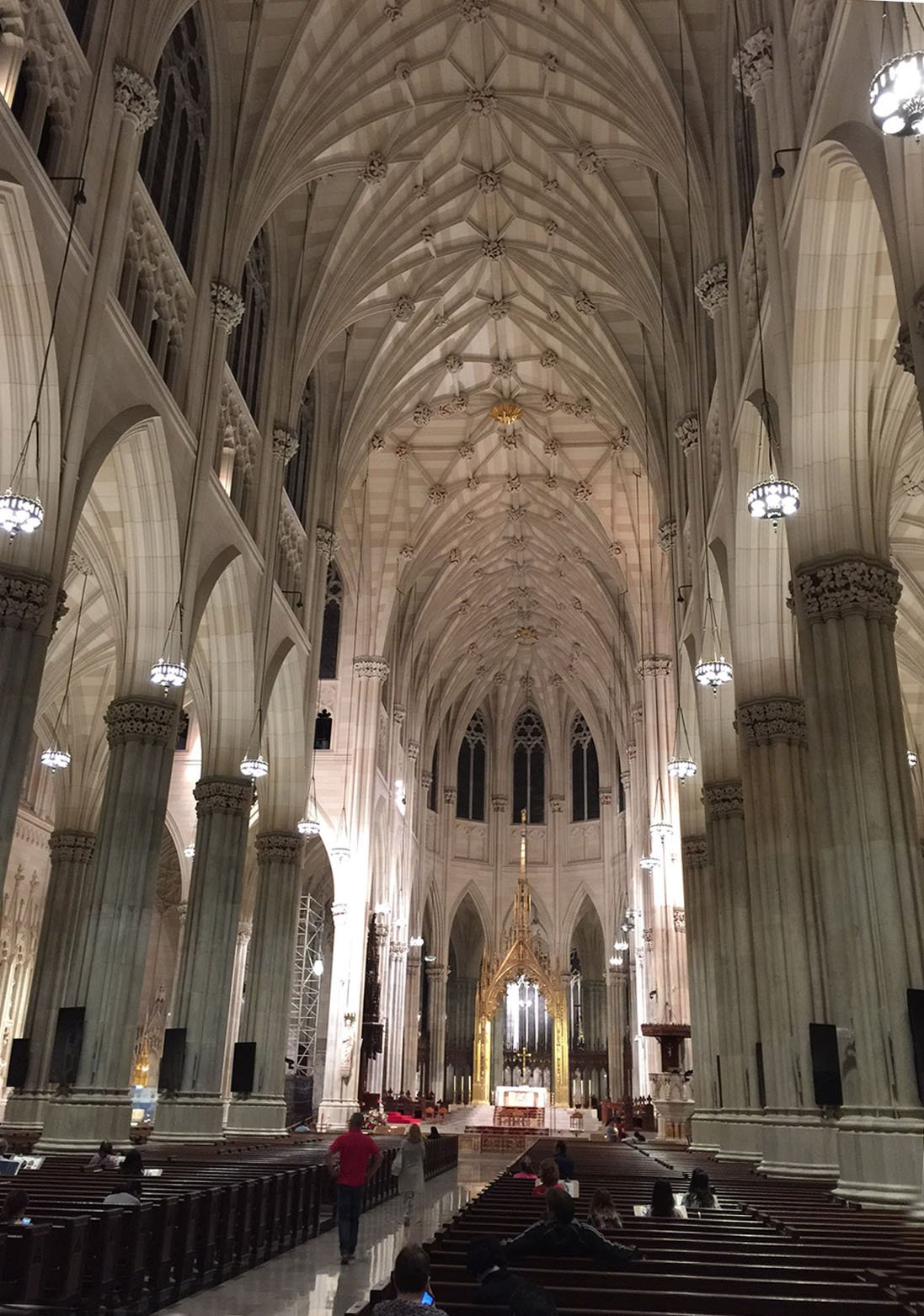 Inside St. Patrick's Cathedral — Photograph by Bogdan Grodzki